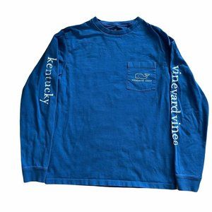 Vineyard Vines Kentucky Blue Long Sleeve Shirt XS